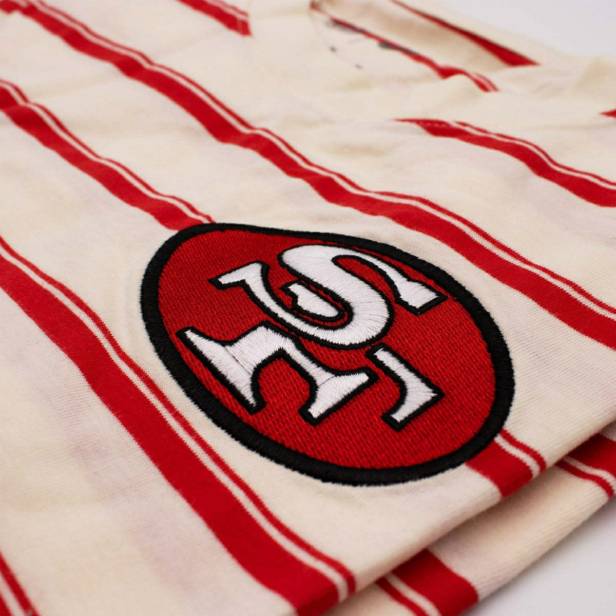 San Francisco 49ers Rewind Striped Club NFL T-Shirt - Taass discount