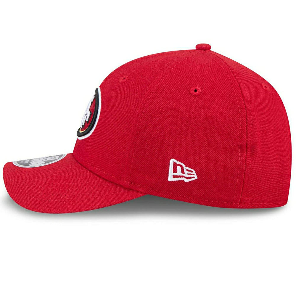San Francisco 49ers NFL Team Logo New Era 9FORTY M-Crown Snapback Cap Red - Taass on sale