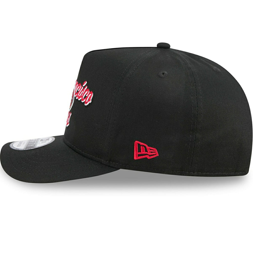 San Francisco 49ers NFL Chainstitch 9FIFTY A-Frame Snapback Cap Black - Taass US