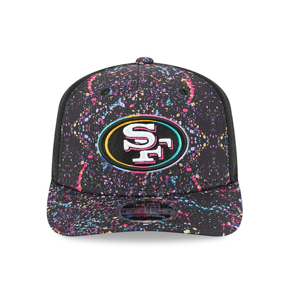 San Francisco 49ers 2025 NFL Crucial Catch 9SEVENTY Stretch-Snap Trucker Cap - Taass on sale