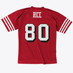 Jerry Rice #80 San Francisco 49ers 1994 Legacy Throwback NFL Jersey Red - Taass Online