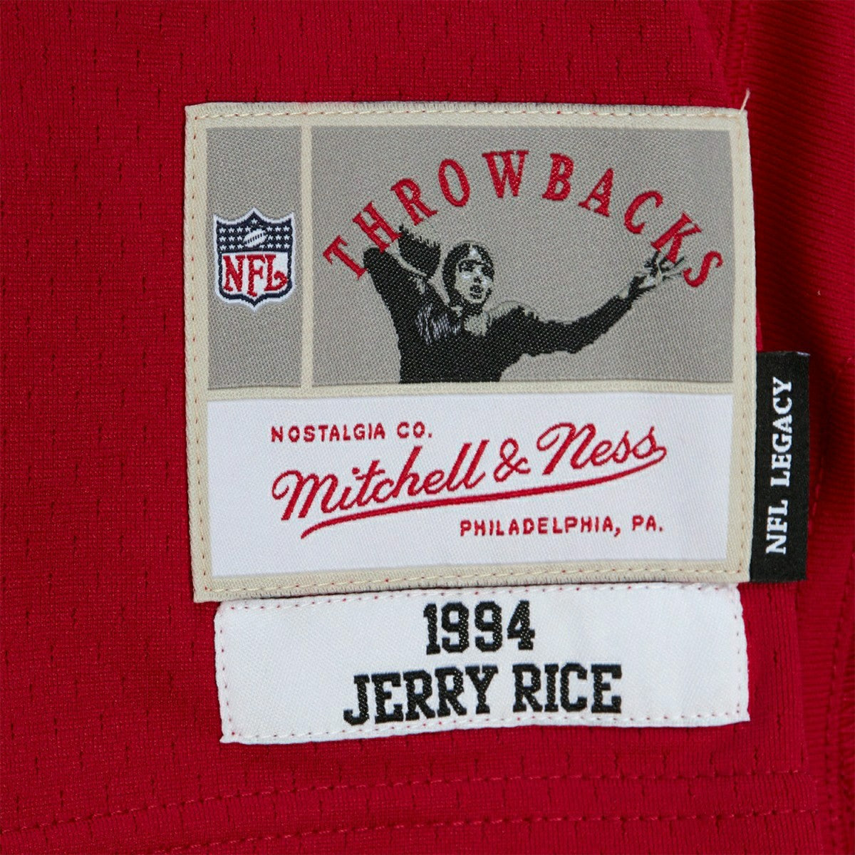 Jerry Rice #80 San Francisco 49ers 1994 Legacy Throwback NFL Jersey Red - Taass Online