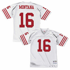Joe Montana #16 San Francisco 49ers 1990 Legacy Throwback NFL Jersey White - Taass outlet