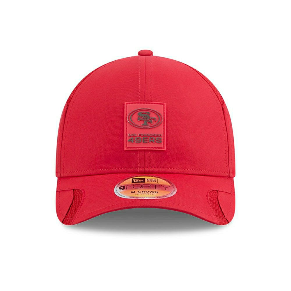 San Francisco 49ers 2025 NFL On-Field Sideline 9FORTY M-Crown Cap Red - Taass on sale
