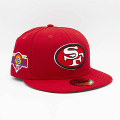 San Francisco 49ers 1991 Pro Bowl New Era 59FIFTY Fitted NFL Cap Red - Taass for sale