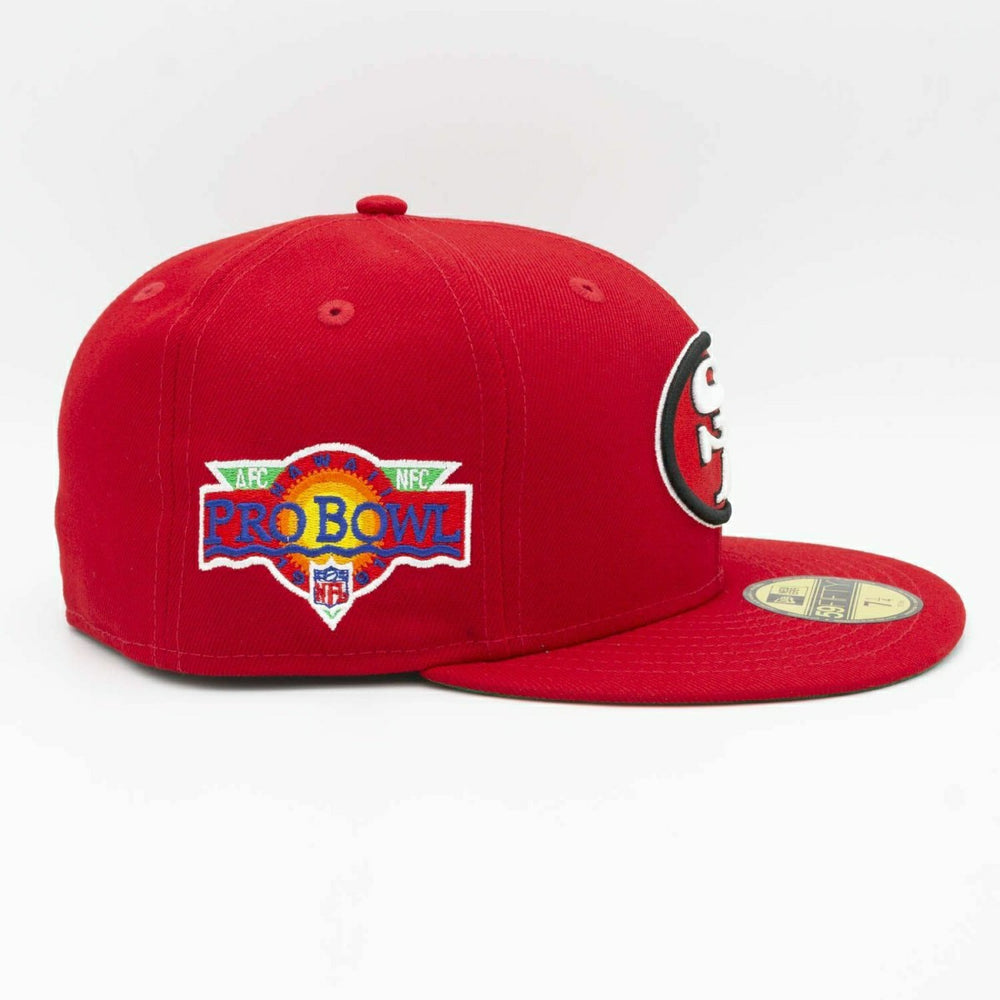San Francisco 49ers 1991 Pro Bowl New Era 59FIFTY Fitted NFL Cap Red - Taass for sale