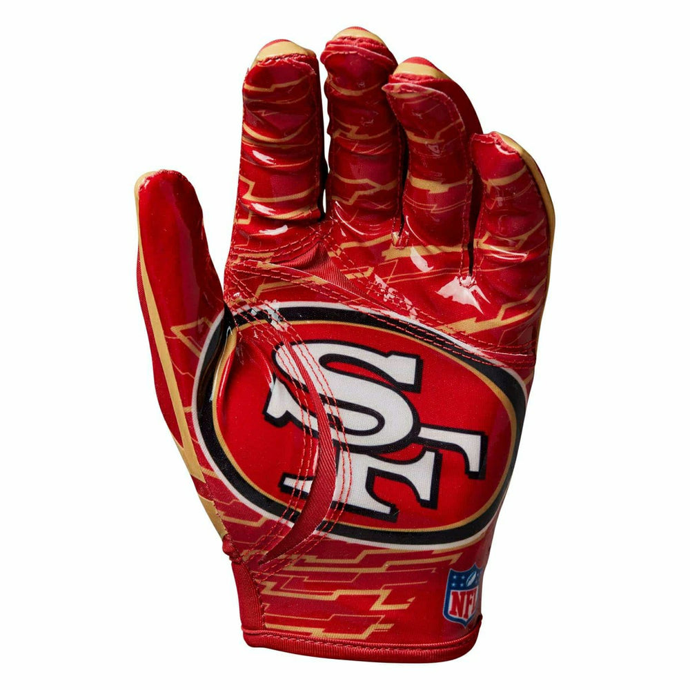 San Francisco 49ers Wilson Stretch-Fit NFL Receivers Gloves - Taass Online