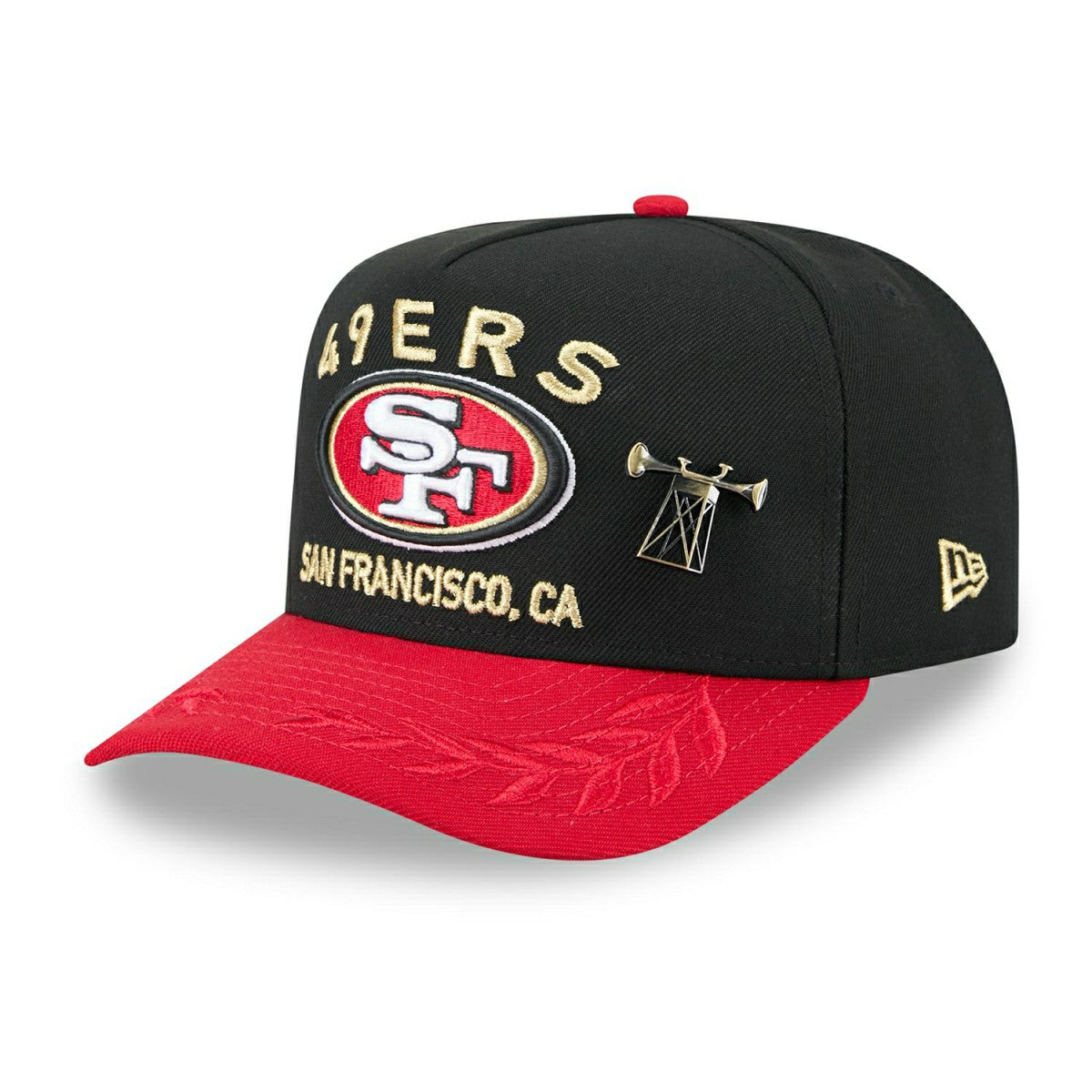 San Francisco 49ers 2025 NFL Draft New Era 59FIFTY A-Frame Fitted Cap Black - Taass outlet
