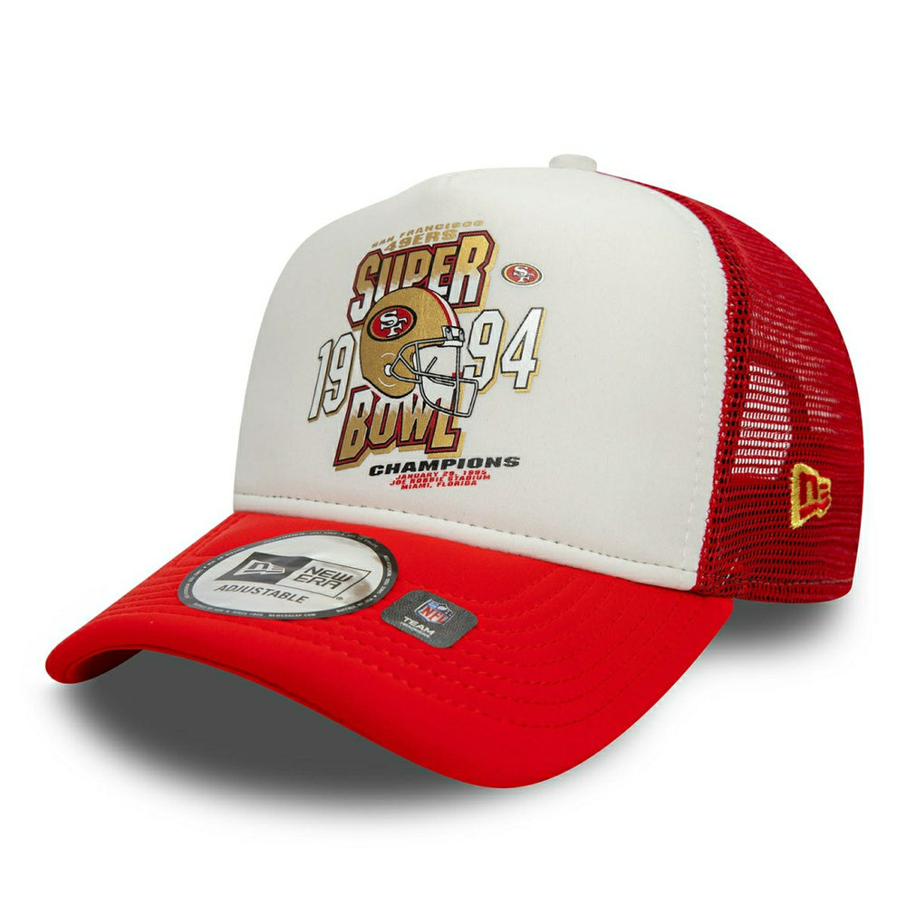 San Francisco 49ers Super Bowl New Era Adjustable NFL Trucker Cap - Taass US