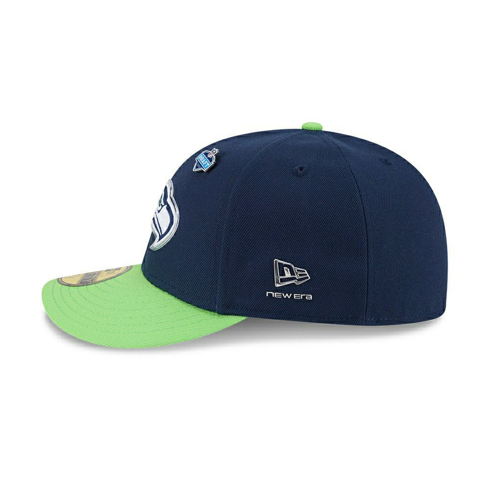 Seattle Seahawks 2026 NFL Draft Pre-Curved 59FIFTY Fitted Cap - Taass US