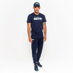 Seattle Seahawks Team Logo New Era NFL T-Shirt Navy - Taass outlet