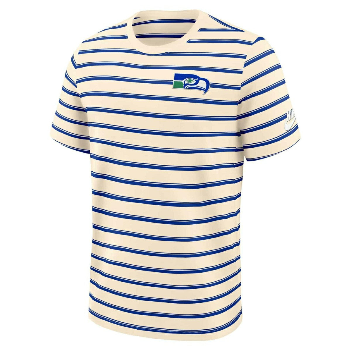 Seattle Seahawks Rewind Striped Club NFL T-Shirt - Taass for sale