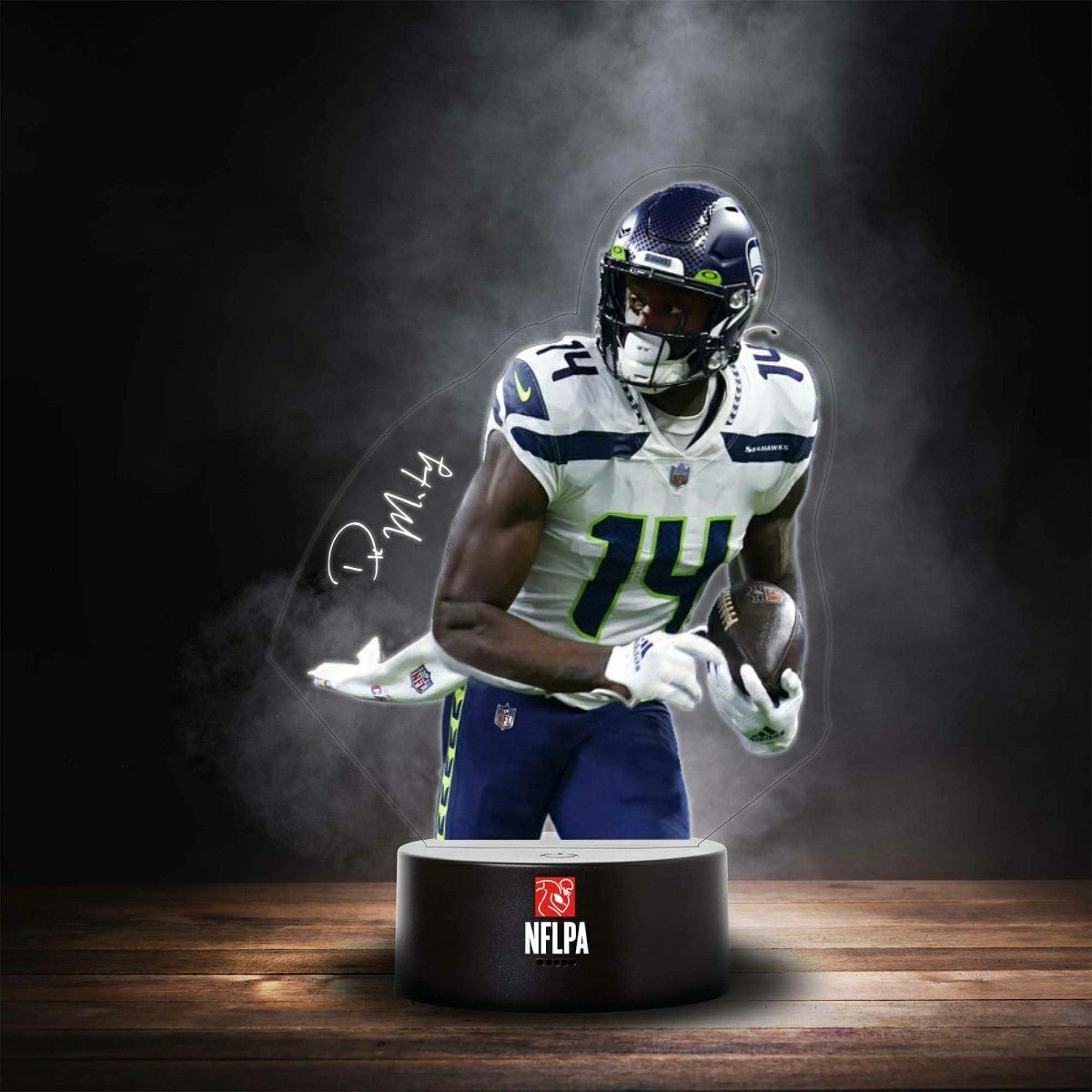 DK Metcalf Seattle Seahawks NFLPA LED Sign - Taass for sale