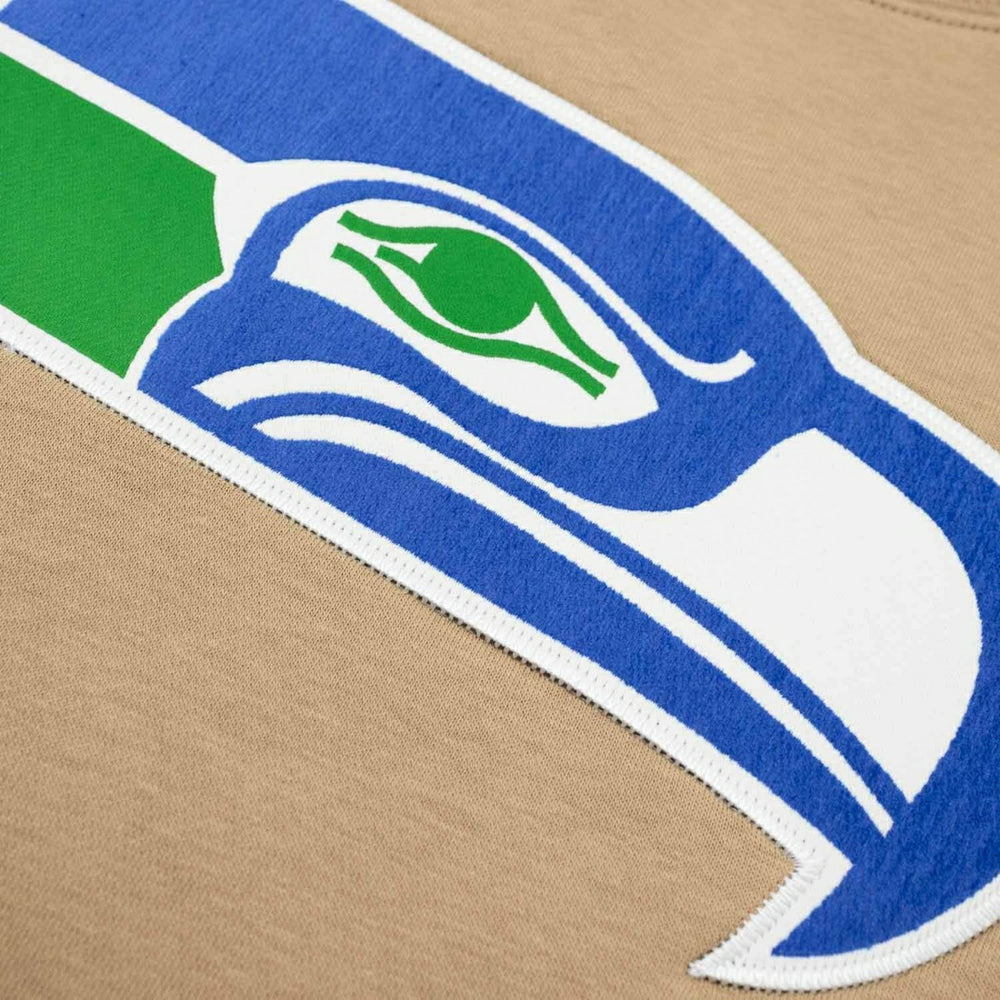 Seattle Seahawks Swing Pass NFL Rewind Club Crew Beige - Taass Online