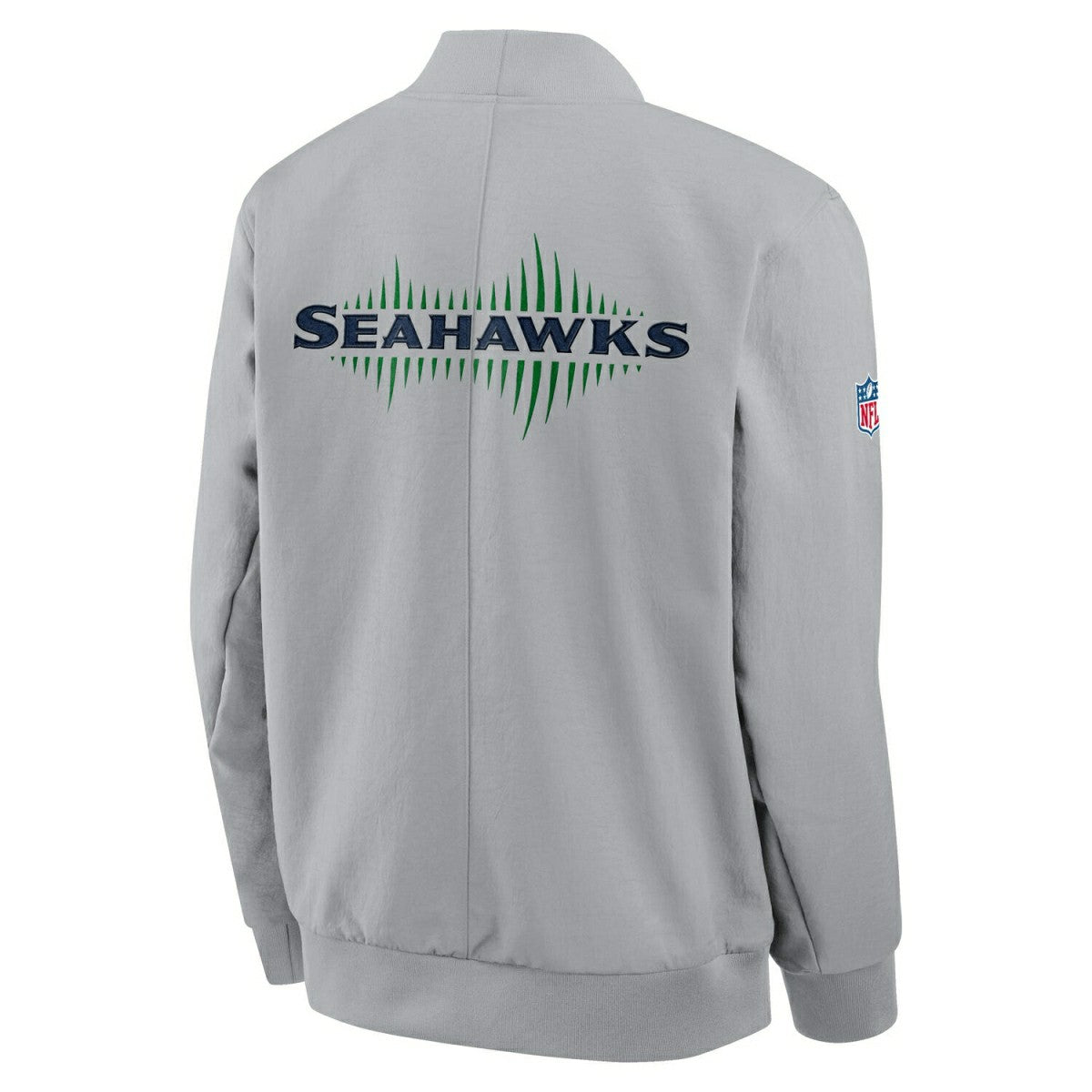 Seattle Seahawks 49ers 2025 Rivalries Sideline Bomber Jacke Grey - Taass discount