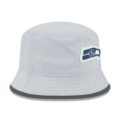Seattle Seahawks 2025 NFL Training Camp New Era Stretch Bucket Hat CW Gray - Taass Online