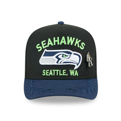 Seattle Seahawks 2025 NFL Draft New Era 59FIFTY A-Frame Fitted Cap Black - Taass sale