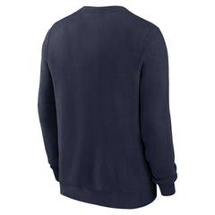 Seattle Seahawks Wordmark Nike Club Pullover Crew Navy - Taass on sale