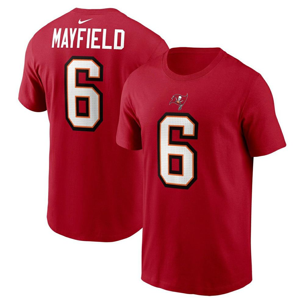 Baker Mayfield #6 Tampa Bay Buccaneers Nike Player NFL T-Shirt Red - Taass for sale