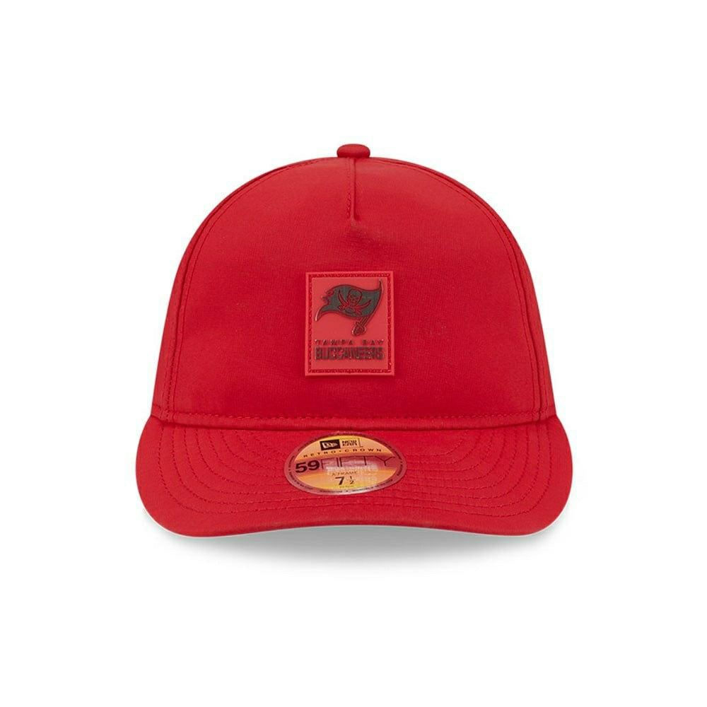 Tampa Bay Buccaneers 2025 NFL On-Field Sideline 59FIFTY A-Frame Fitted Cap Red - Taass sale