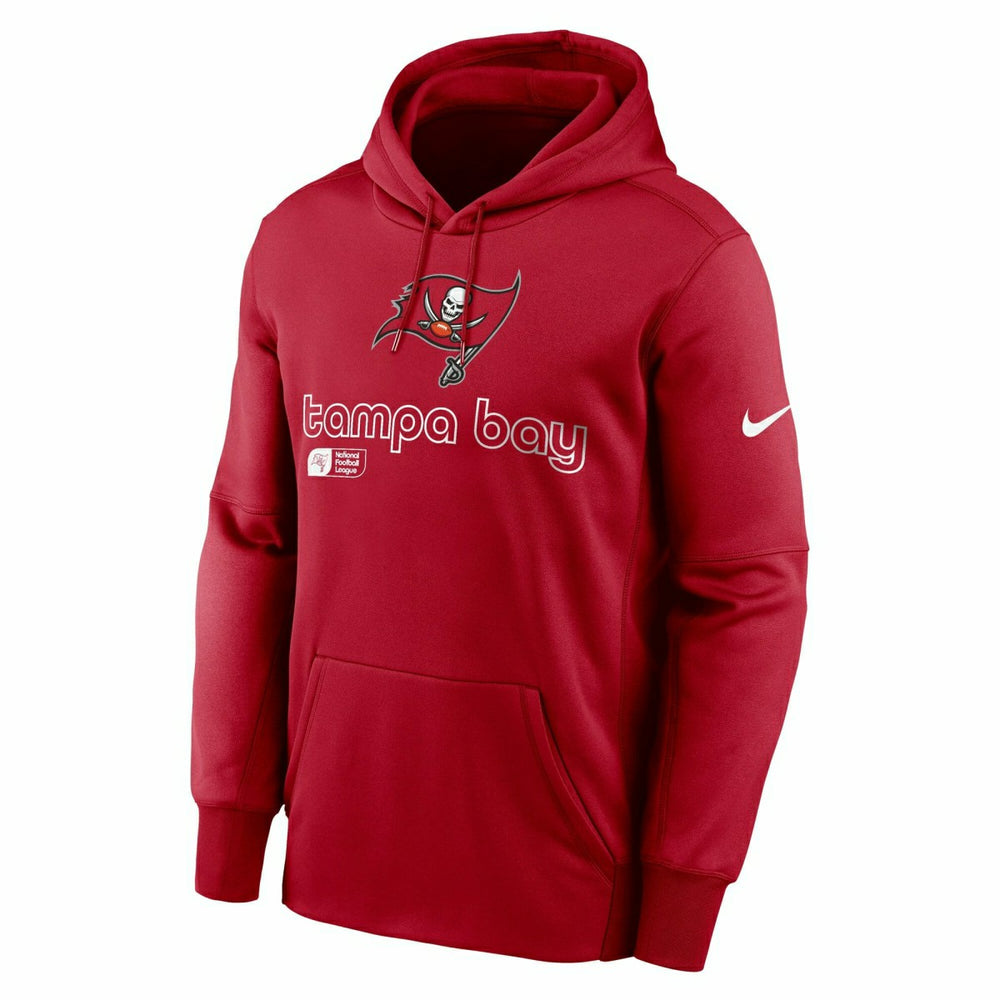 Tampa Bay Buccaneers Peformance Nike Therma-FIT NFL Hoodie Red - Taass on sale