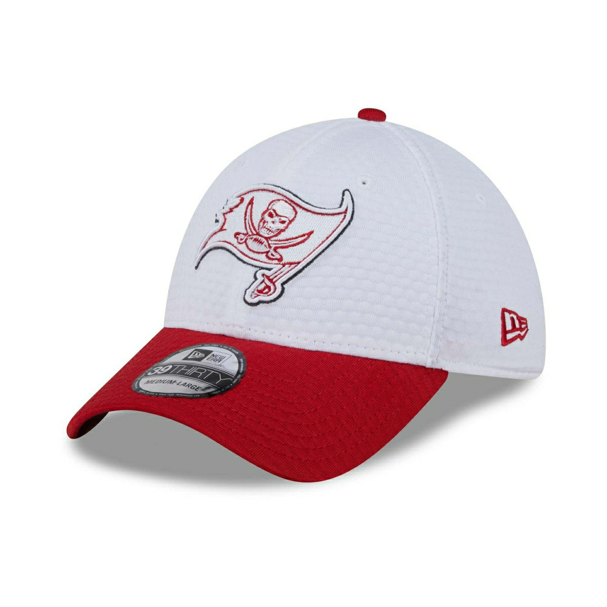 Tampa Bay Buccaneers 2024 NFL Training Camp New Era 39THIRTY Flex Cap White - Taass discount