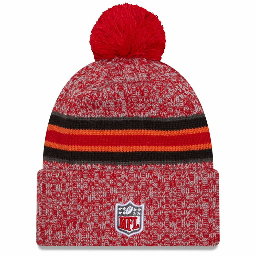 Tampa Bay Buccaneers 2023 NFL Sideline New Era Sport Knit Hat - Taass for sale