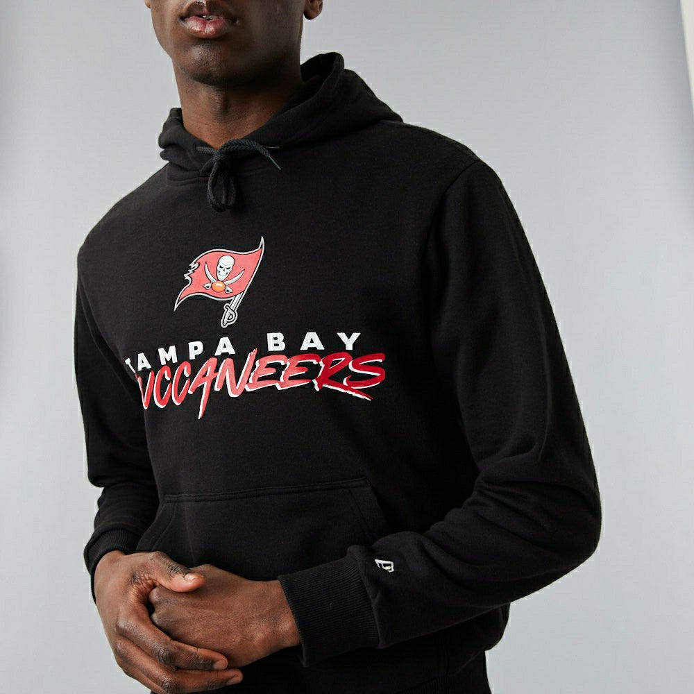 Tampa Bay Buccaneers Script New Era NFL Hoodie Black - Taass discount