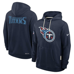 Tennessee Titans 2025 NFL Sideline Nike Standard Issue Hoodie Navy - Taass for sale