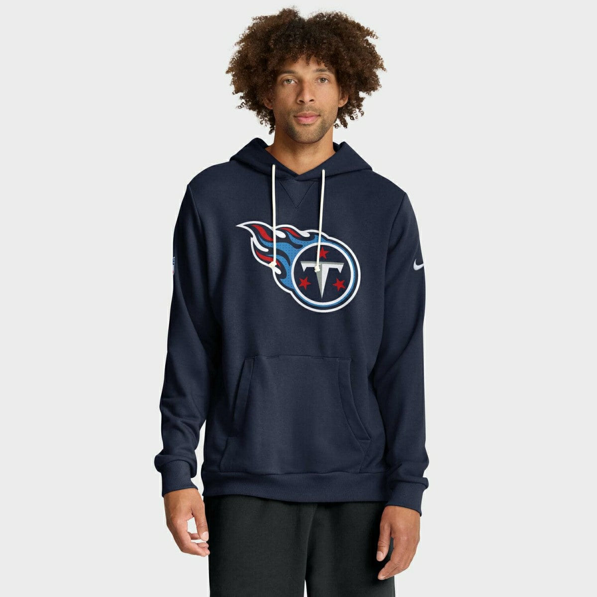 Tennessee Titans 2025 NFL Sideline Nike Standard Issue Hoodie Navy - Taass for sale