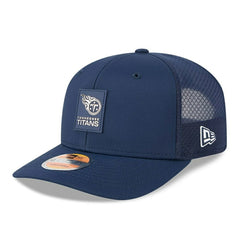 Tennessee Titans 2025 NFL On-Field Sideline 9SEVENTY Trucker Snapback Cap Navy - Taass for sale