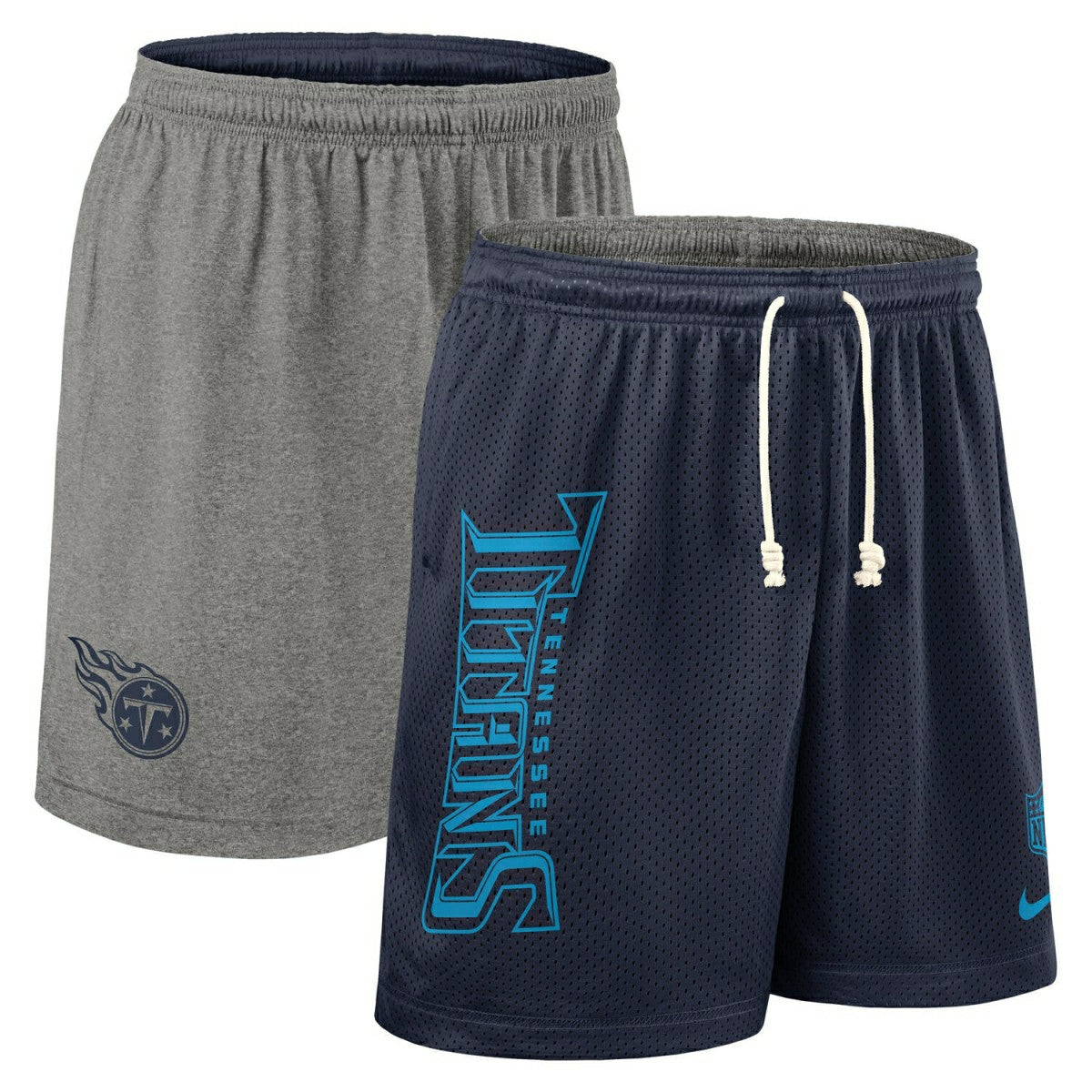 Tennessee Titans 2025 NFL Sideline Reversible Mesh Nike Dri-FIT Shorts Navy - Taass outlet