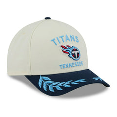 Tennessee Titans 2025 NFL Draft 9FORTY M-Crown A-Frame Snapback Cap Cream - Taass US