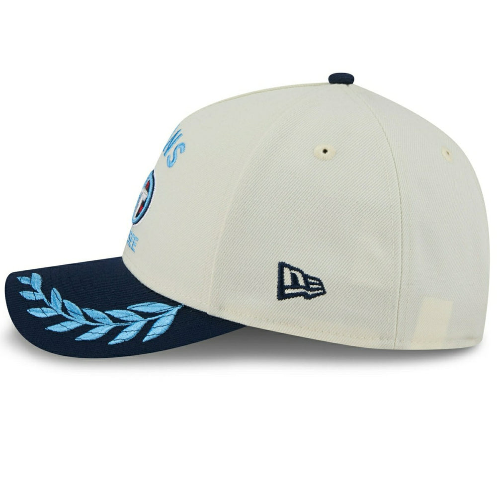 Tennessee Titans 2025 NFL Draft 9FORTY M-Crown A-Frame Snapback Cap Cream - Taass US