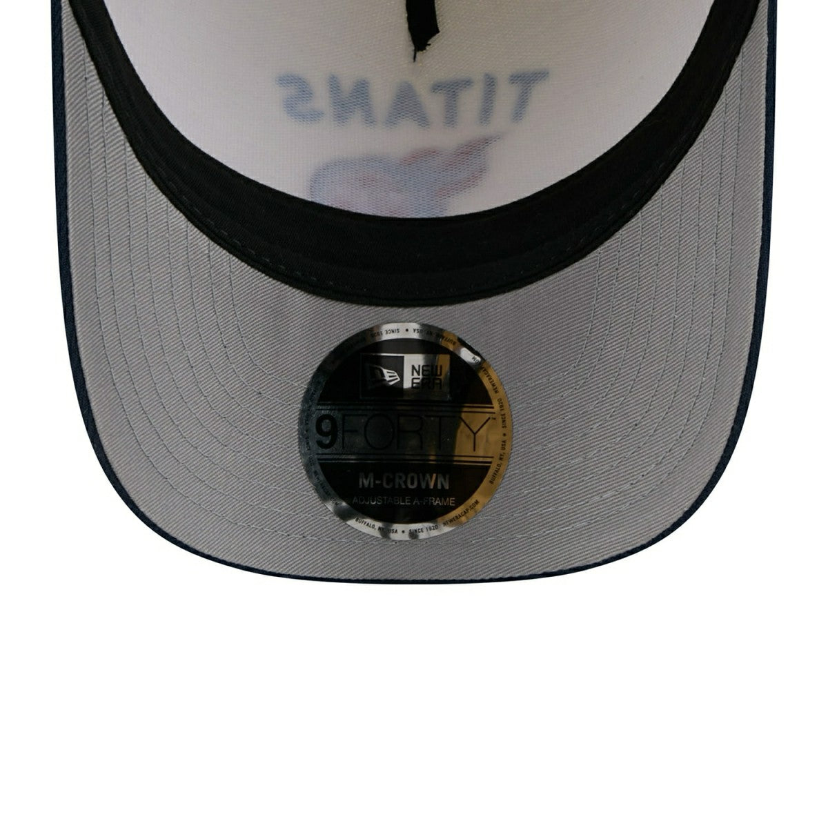 Tennessee Titans 2025 NFL Draft 9FORTY M-Crown A-Frame Snapback Cap Cream - Taass US