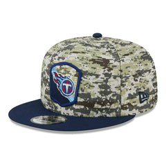 Tennessee Titans Camo 2023 NFL Salute to Service New Era 9FIFTY Snapback Cap - Taass on sale