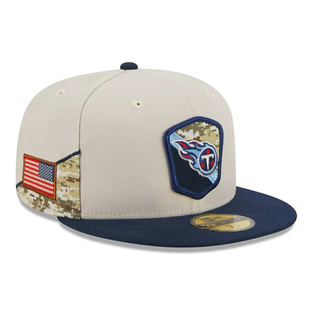 Tennessee Titans 2023 NFL Salute to Service New Era 59FIFTY Fitted Cap - Taass sale
