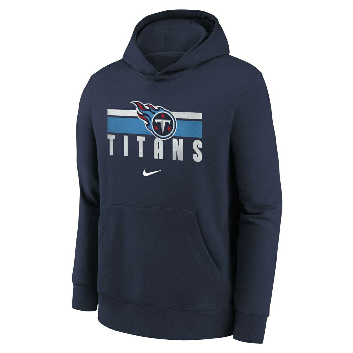 Tennessee Titans NFL Team Stripes Nike Club Hoodie (YOUTH) - Taass on sale