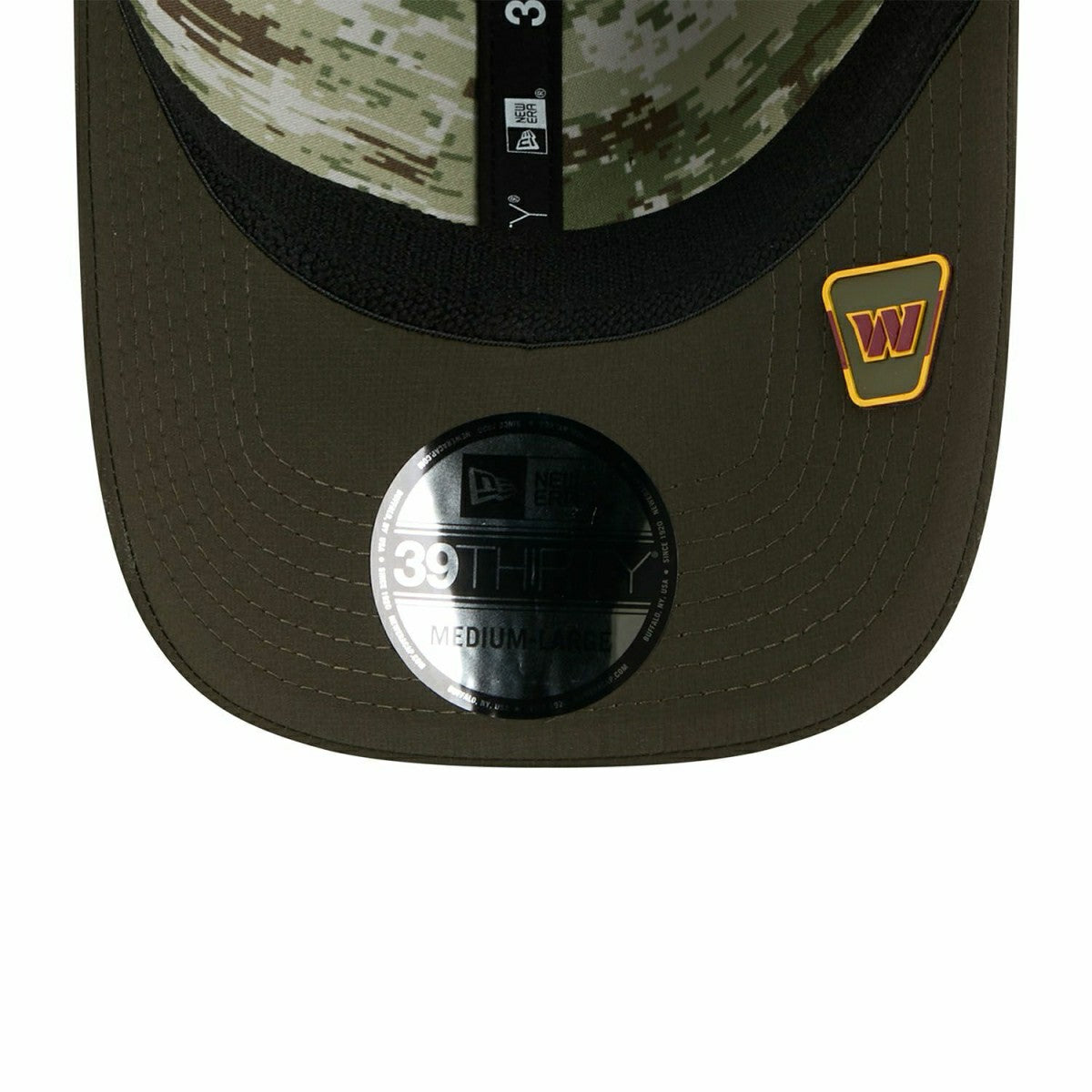 Washington Commanders 2025 NFL Salute to Service 39THIRTY Flex Cap Olive - Taass US