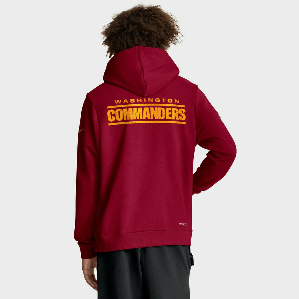 Washington Commanders 2025 NFL Sideline Nike Standard Issue Hoodie Burgundy - Taass discount