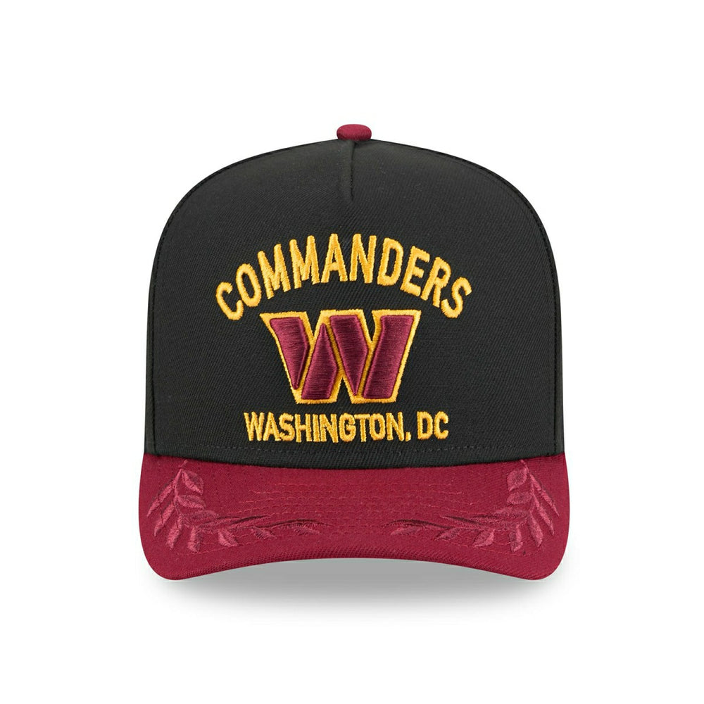 Washington Commanders 2025 NFL Draft New Era 9FIFTY A-Frame Snapback Cap Black - Taass Online