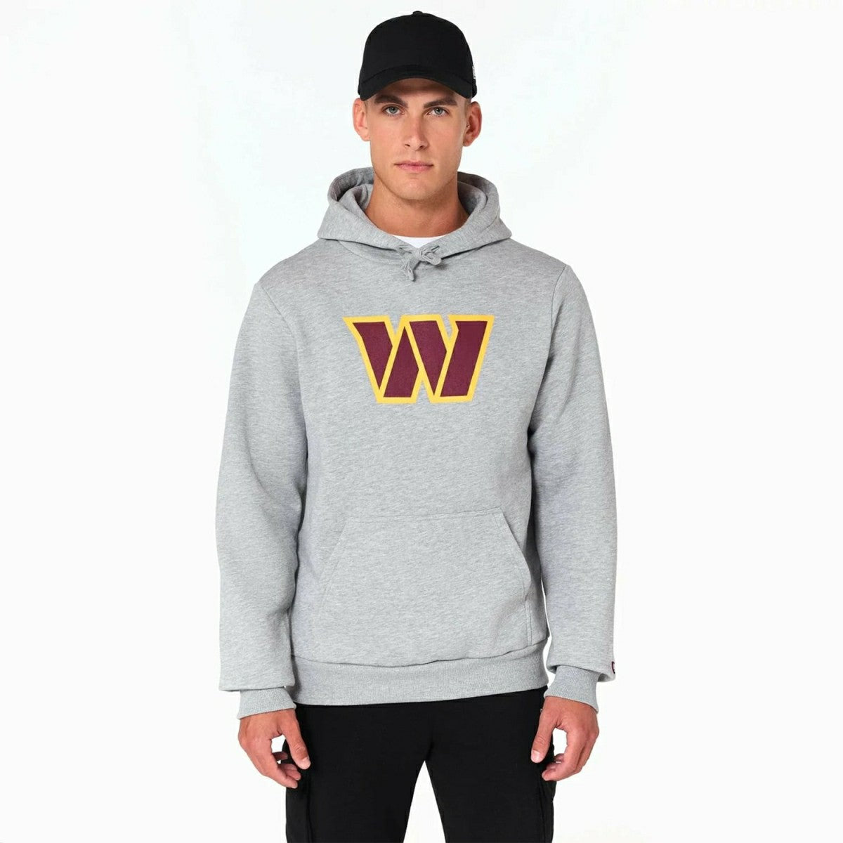 Washington Commanders Logo Hoodie New Era NFL Sweatshirt - Taass outlet