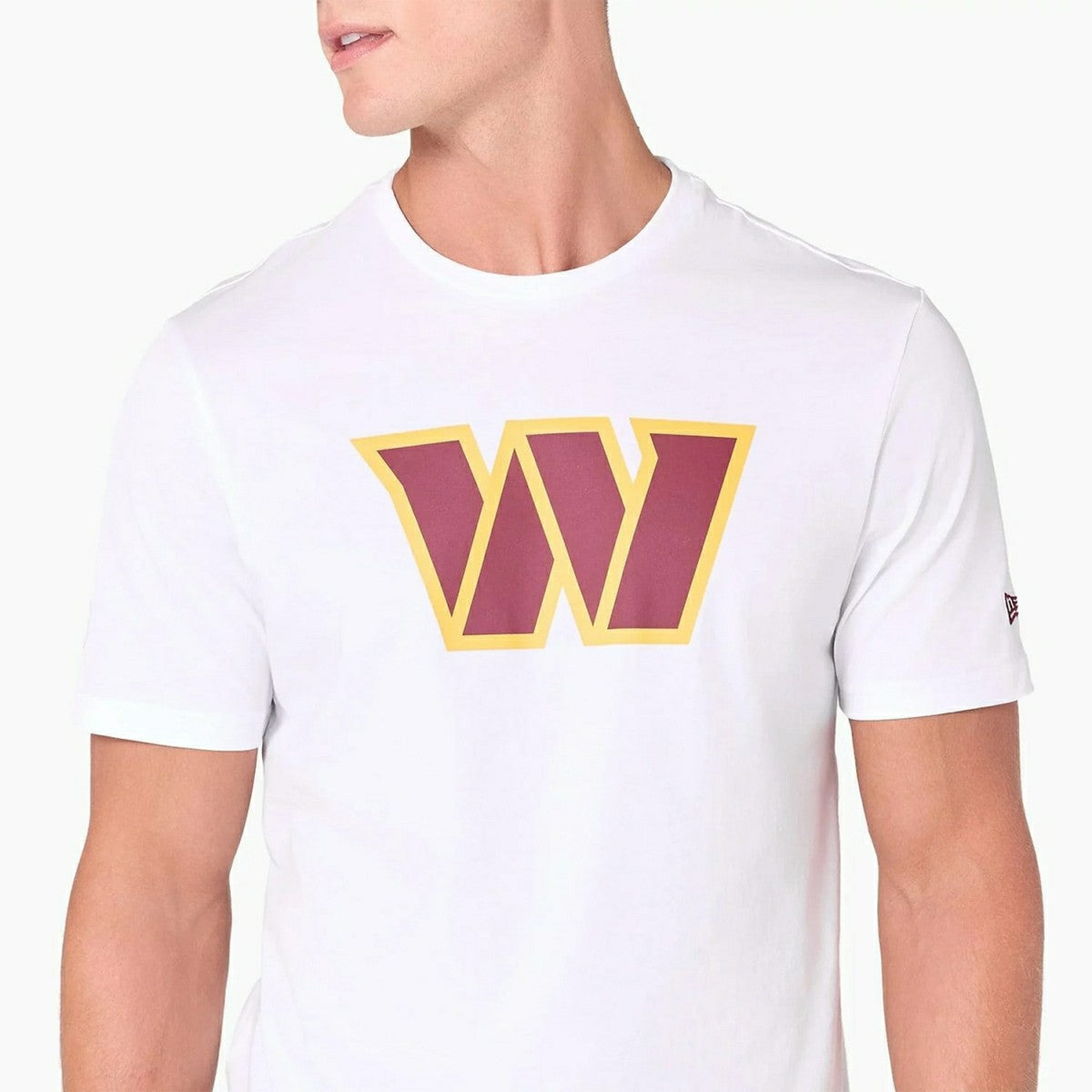 Washington Commanders Team Logo New Era NFL T-Shirt White - Taass discount