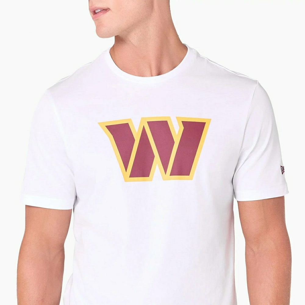 Washington Commanders Team Logo New Era NFL T-Shirt White - Taass discount