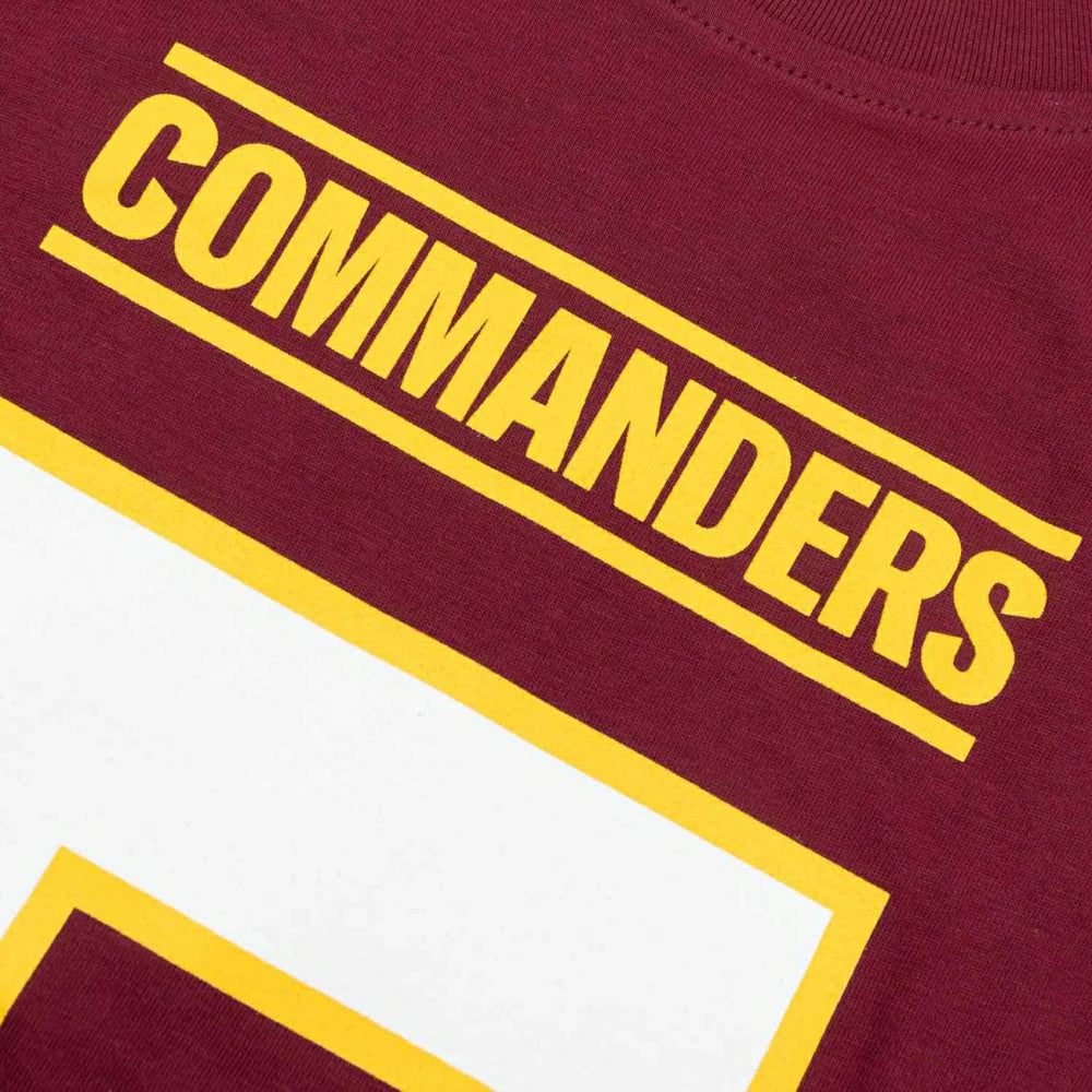 Jayden Daniels #5 Washington Commanders Player NFL T-Shirt Red - Taass on sale