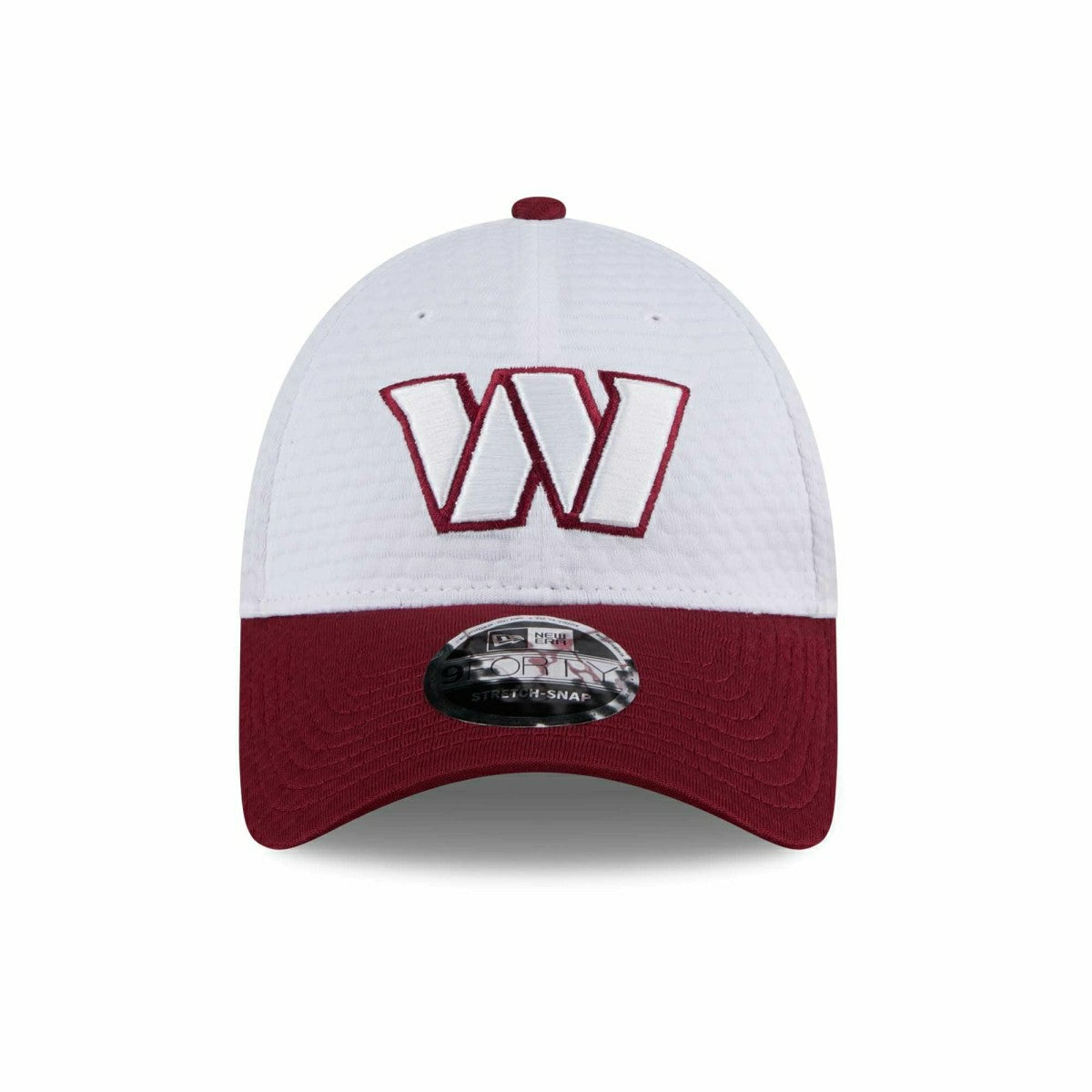 Washington Commanders 2024 NFL Training Camp New Era Stretch-Snap 9FORTY Cap White - Taass US