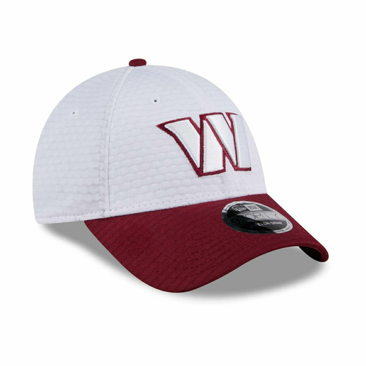 Washington Commanders 2024 NFL Training Camp New Era Stretch-Snap 9FORTY Cap White - Taass US
