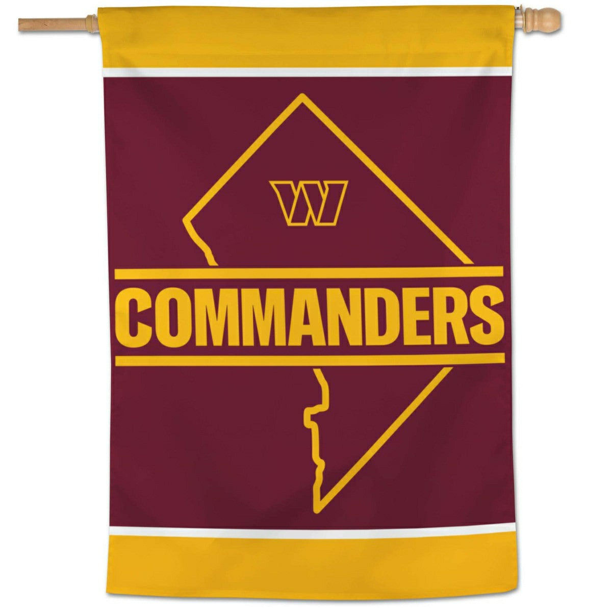 Washington Commanders State Logo WinCraft NFL Flag - Taass discount