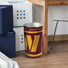Washington Commanders WinCraft Metal NFL Wastebasket - Taass for sale