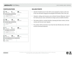 2025 Panini Absolute Football NFL Mega Box - Taass for sale